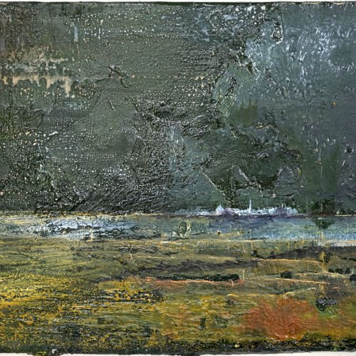 <p>Aquarell und Deckfarben auf Baumwolle, 2024,27x19 cm</p>
