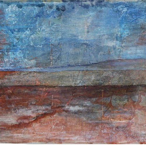 <p>Aquarell und Deckfarben auf Baumwolle, 2024, 20x14,5 cm</p>
