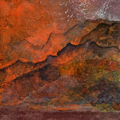 <p>Aquarell und Deckfarben auf Baumwolle, 2024, 18,5x18,5 cm</p>
