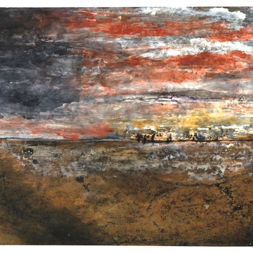 <p>Aquarell und Deckfarben auf Papier, 2024, 25x18 cm</p>
