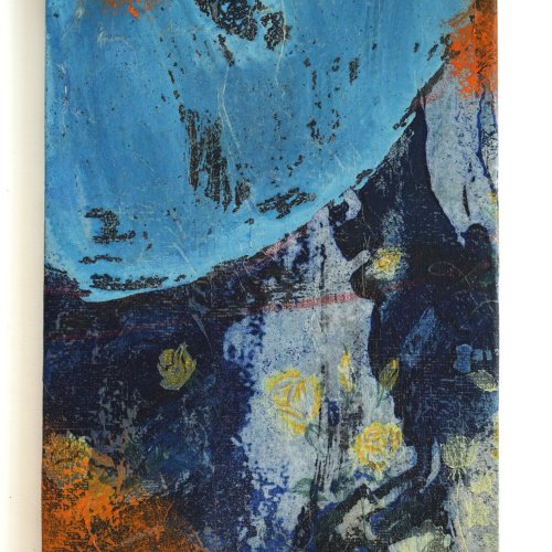 <p>Aquarell und Deckfarben, 2024, 18,5x18,5 cm</p>
