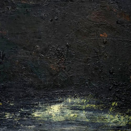 <p>Ölfarbe auf Baumwolle, 71x66 cm</p>
