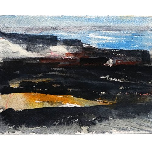 <p>Aquarell auf Bütten, 2025, 18x12,5 cm</p>
