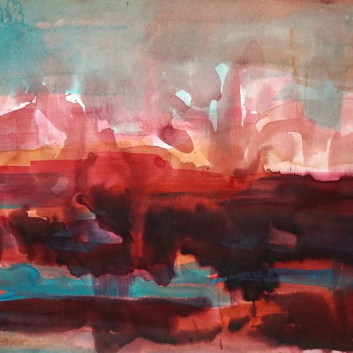 <p>Aquarell auf Papier, 29,5x21 cm</p>
