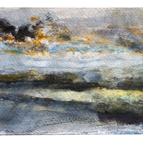 <p>Aquarell auf Bütten, 2025, 18,5x12,5 cm</p>
