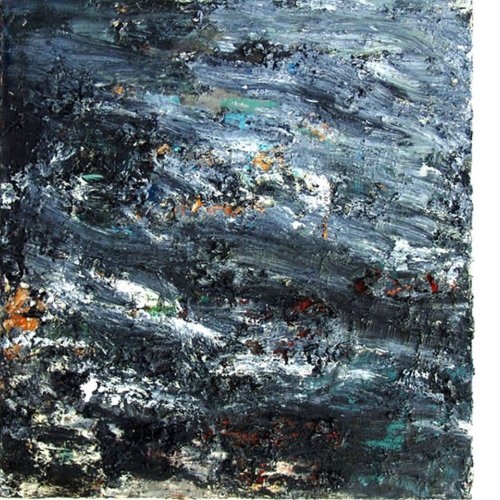 <p>Ölfarbe auf Baumwolle, 60x70 cm</p>

